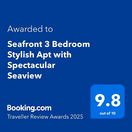 Seafront 3 Bedroom Stylish With Spectacular Seaview * St Paul's Bay